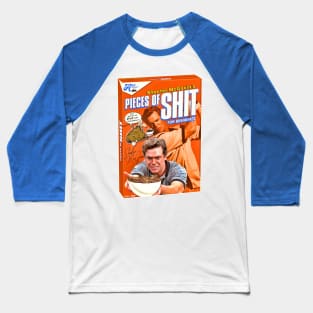 Shooter McGavin's Pieces of Shit for Breakfast Cereal Baseball T-Shirt